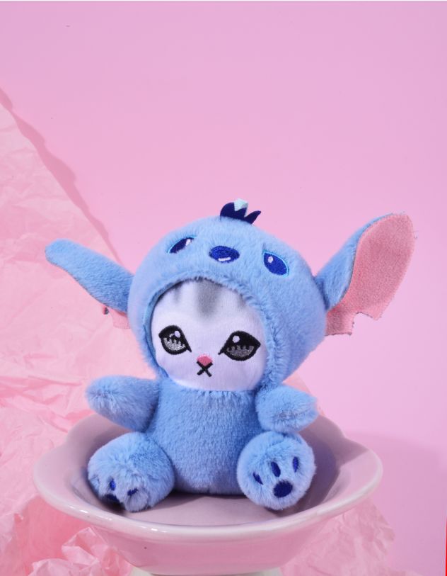 Брелок на сумку у вигляді котика у костюмі Стіча | 265720-11-XX - A-SHOP