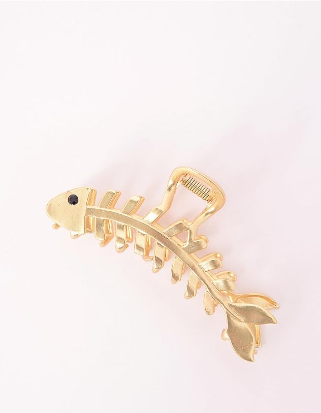 Шпилька для волосся крабік у вигляді скелета риби | 250151-04-XX - A-SHOP
