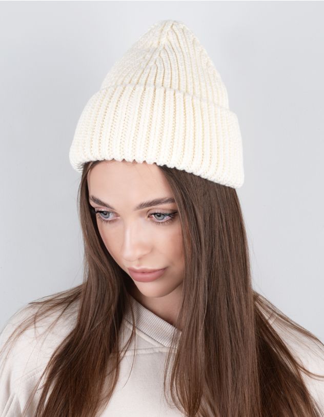 Шапка ковпак у рубчик | 265163-40-XX - A-SHOP