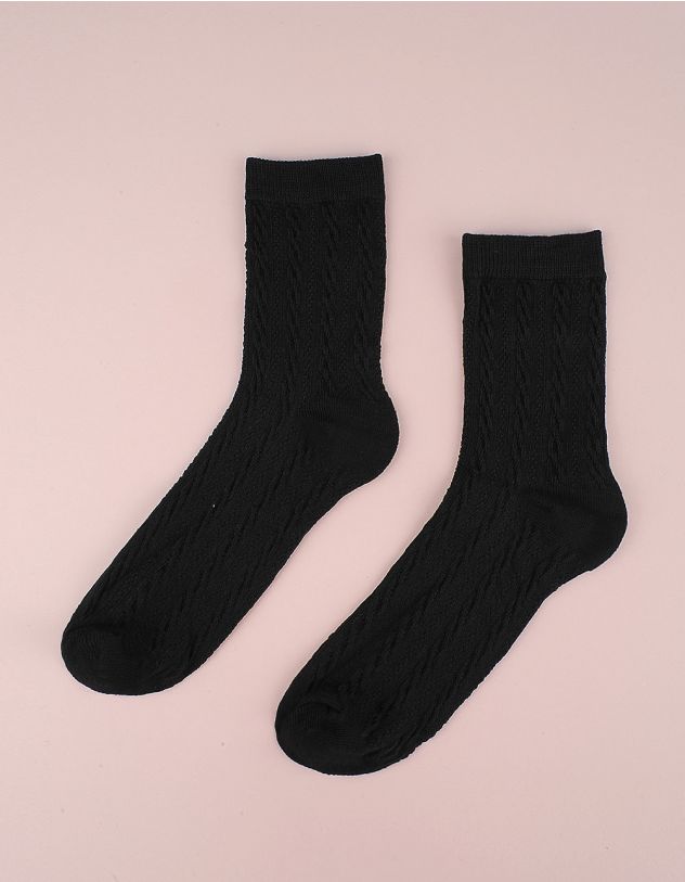Шкарпетки з плетеним візерунком | 257196-02-71 - A-SHOP