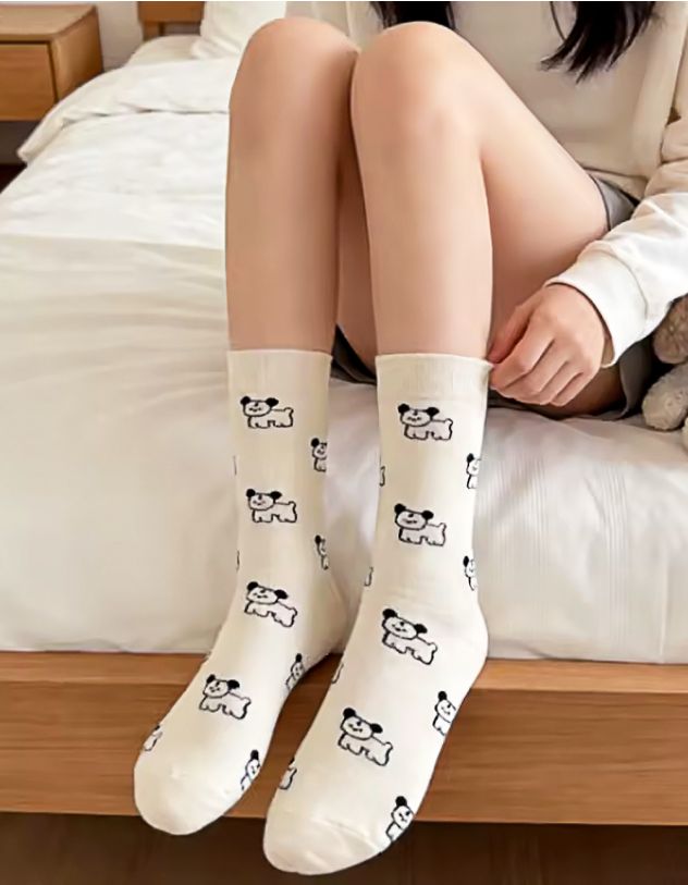 Шкарпетки з зображенням песика | 265388-40-XX - A-SHOP