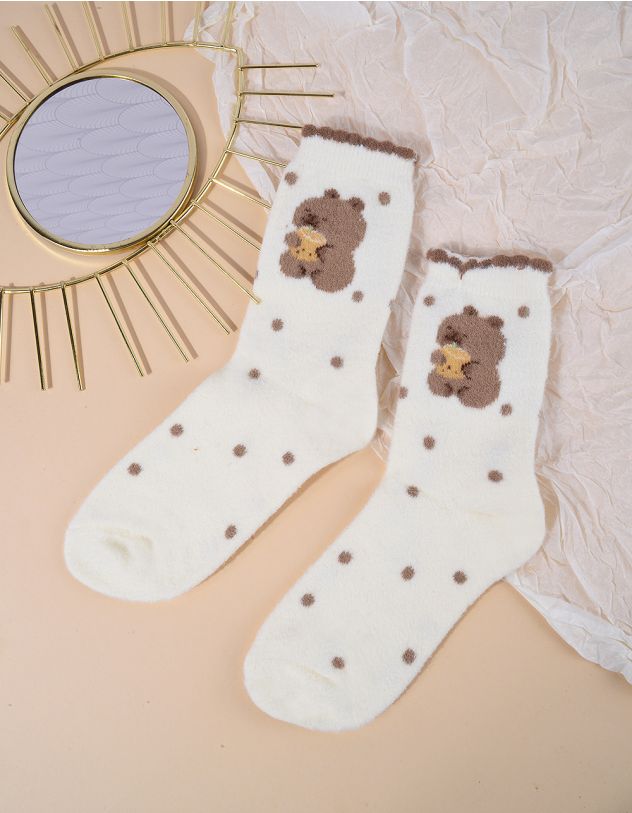 Шкарпетки смугасті  з зображенням капібари | 264066-22-XX - A-SHOP