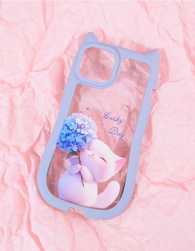 Чохол на телефон Iphone з принтом котика | 265581-18-60 - A-SHOP