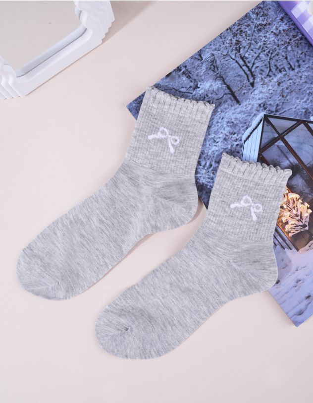 Шкарпетки з бантом | 265516-11-XX - A-SHOP