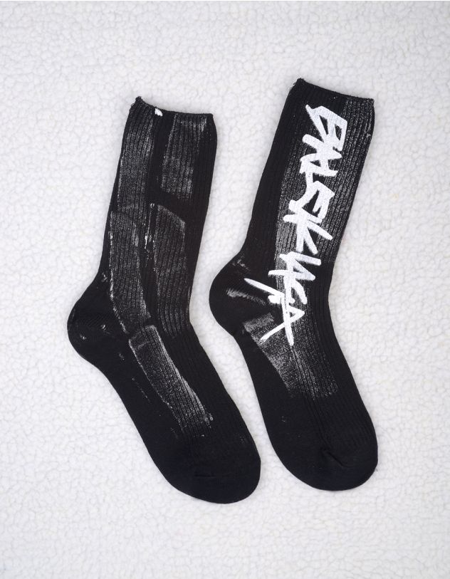 Шкарпетки з написом | 259062-02-71 - A-SHOP