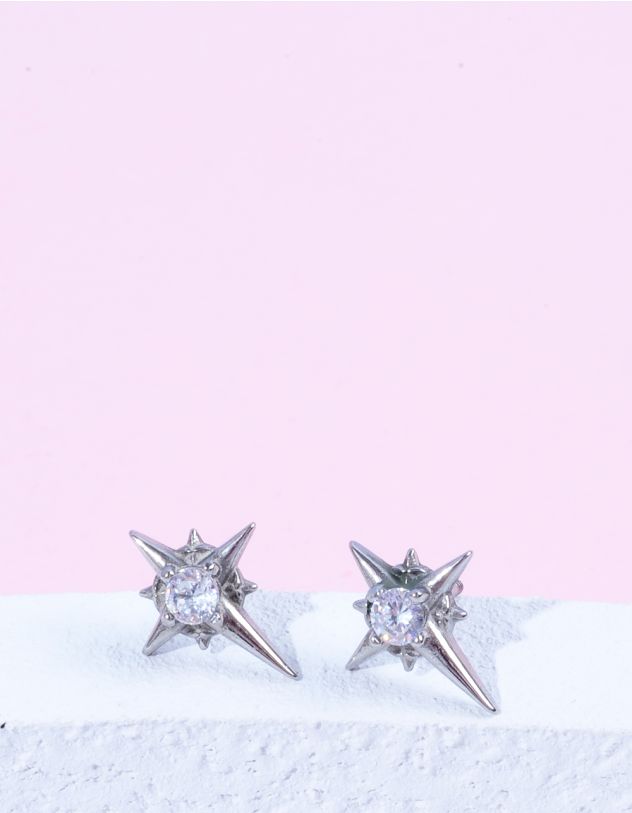 Сережки пусети у вигляді зірки | 264144-05-XX - A-SHOP