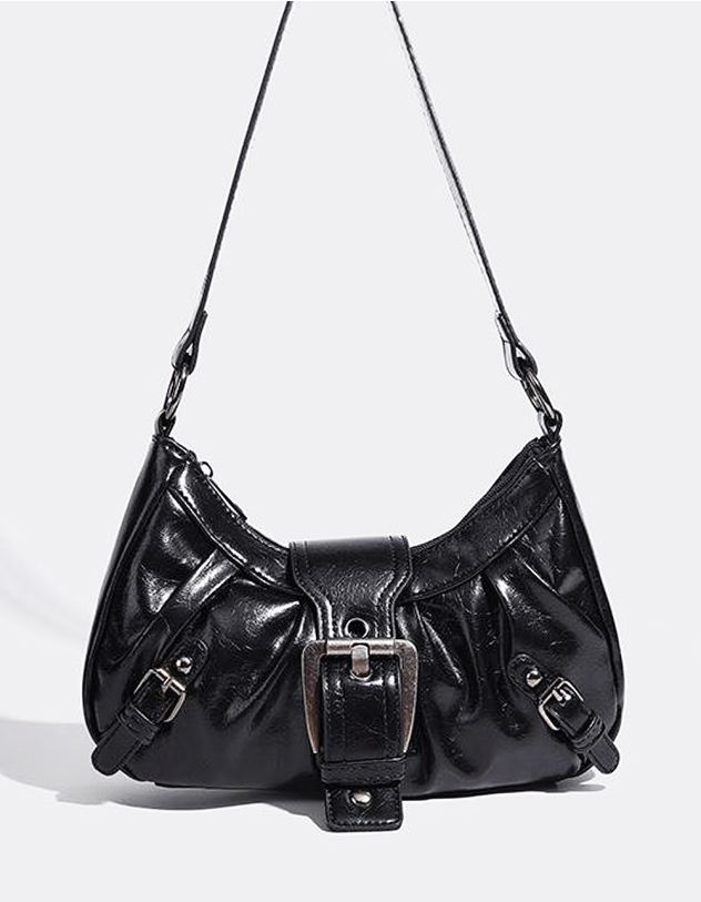 Сумка багет з фурнітурою | 265117-02-XX - A-SHOP