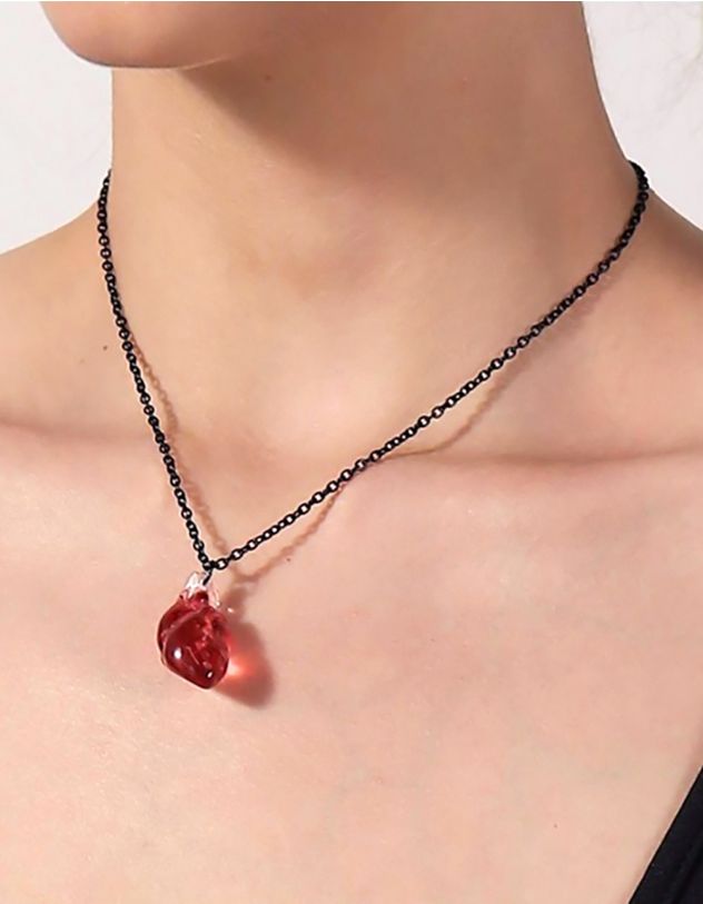 Підвіска на шию з кулоном у вигляді серця | 264703-15-XX - A-SHOP
