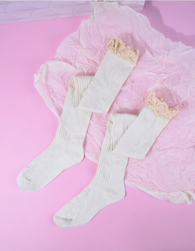 Гольфи з мереживом | 263545-40-XX - A-SHOP