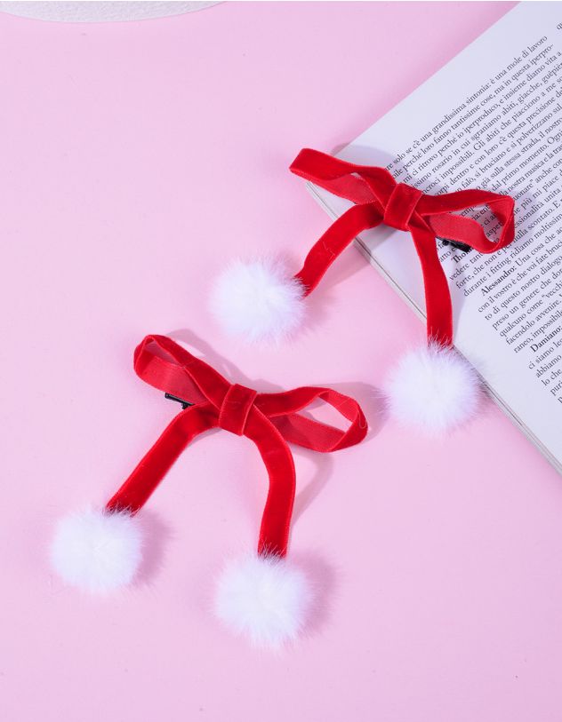 Заколка для волосся парна у вигляді банта | 263045-15-XX - A-SHOP