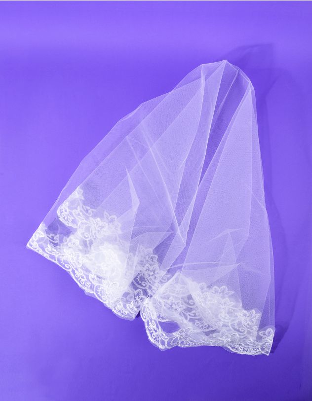 Фата з мереживом | 262846-01-XX - A-SHOP