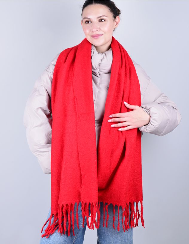 Палантин на шию з китицями | 264321-15-XX - A-SHOP