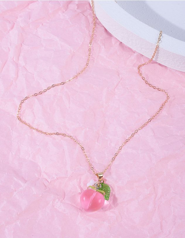 Підвіска на шию з кулоном у вигляді персика | 267470-44-XX - A-SHOP