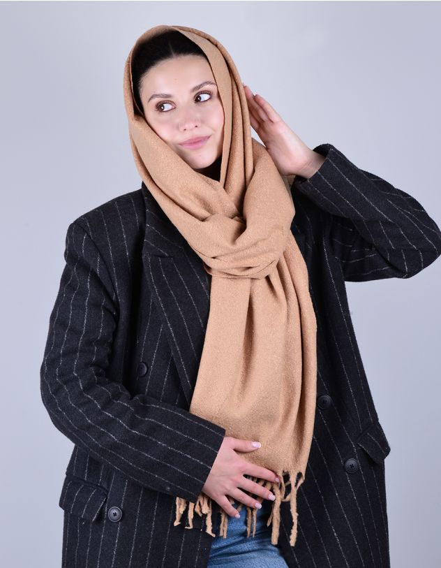 Палантин на шию з китицями | 264321-53-XX - A-SHOP