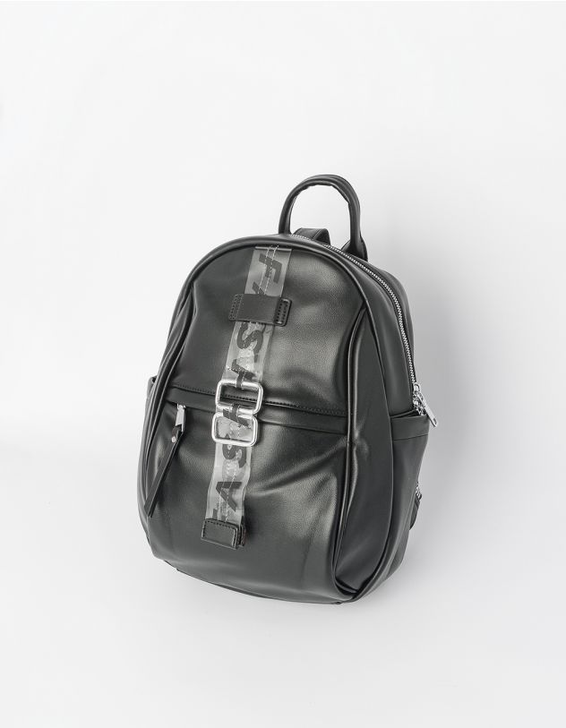 Рюкзак для міста на блискавці з кишенями та  написом на шльовці | 249812-02-XX - A-SHOP