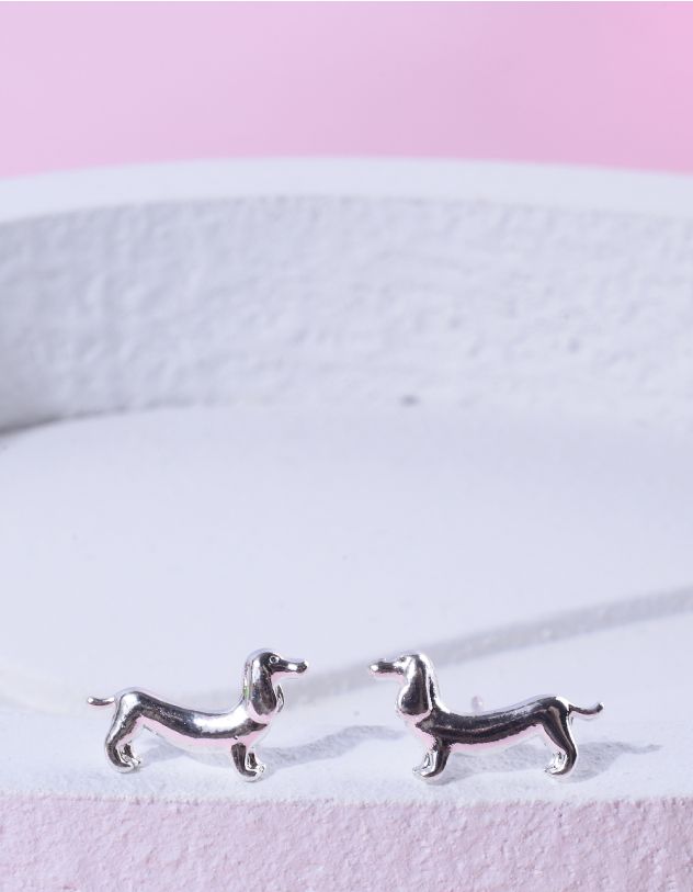 Сережки пусети у вигляді такси | 263363-05-XX - A-SHOP