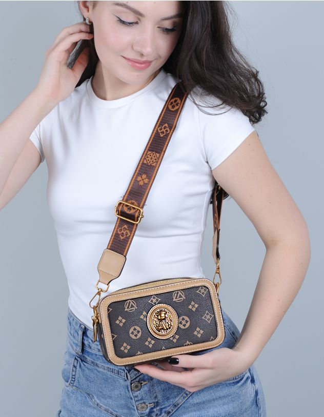 Сумка кросс боді з ведмедиком | 261348-12-XX - A-SHOP
