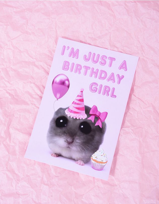 Листівка з принтом гризуна | 267719-14-XX - A-SHOP