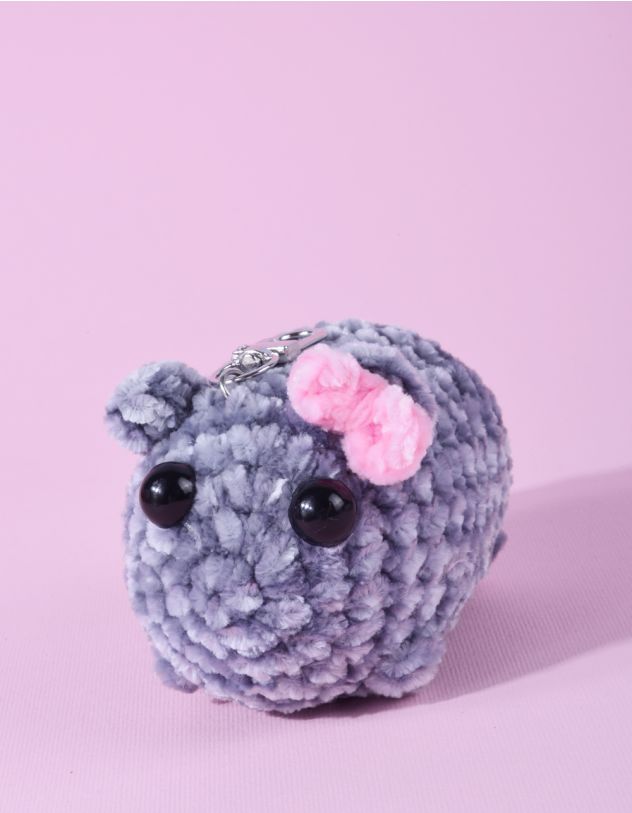 Брелок на сумку у вигляді мишки з бантом | 266869-11-XX - A-SHOP