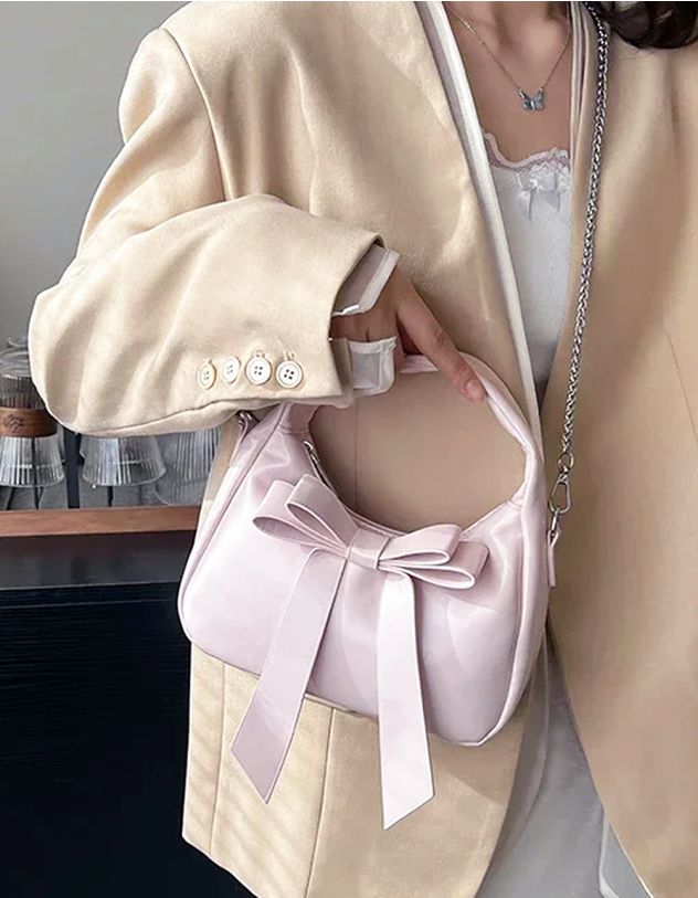 Сумка на ланцюжку з бантом | 264232-14-XX - A-SHOP