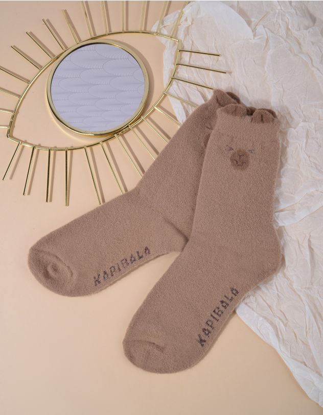 Шкарпетки смугасті  з зображенням капібари | 264066-12-XX - A-SHOP