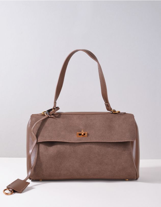 Сумка на довгому ремінці з клапаном | 265846-12-XX - A-SHOP