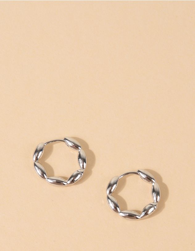 Сережки кільця маленькі з глянцевим покриттям | 261141-05-XX - A-SHOP