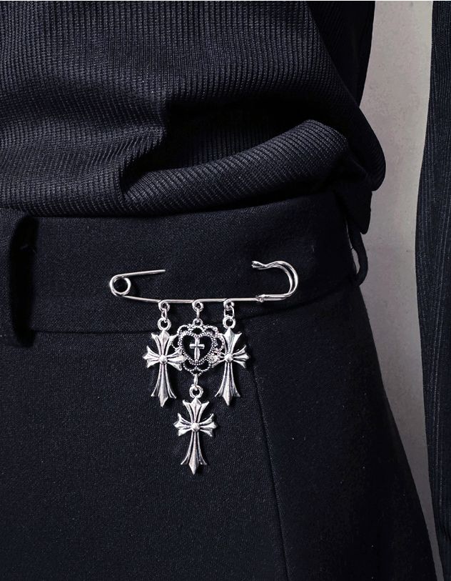 Брошка булавка з хрестами | 266888-05-XX - A-SHOP