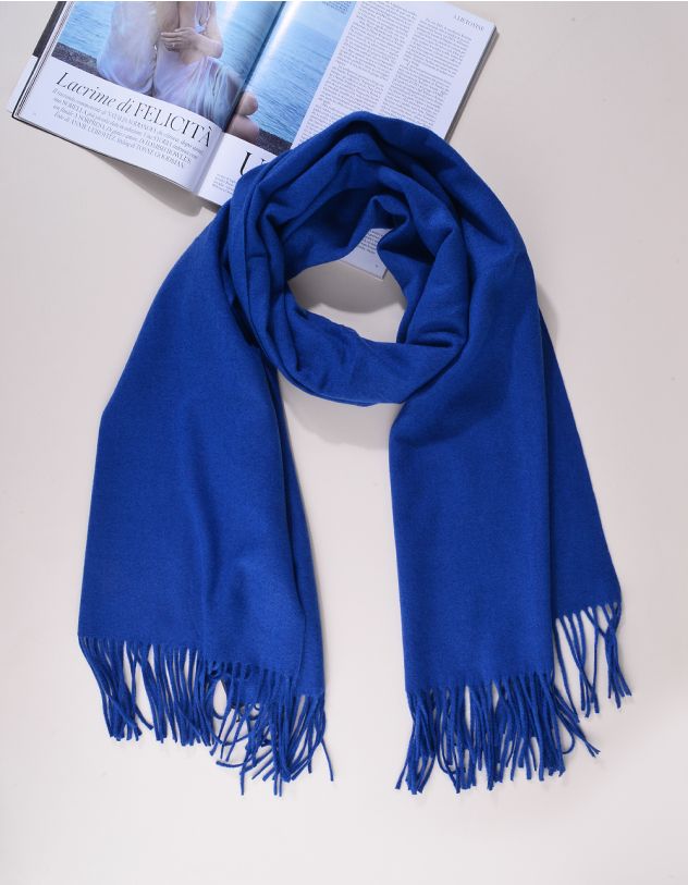 Палантин однотонний з китицями | 241857-13-XX - A-SHOP