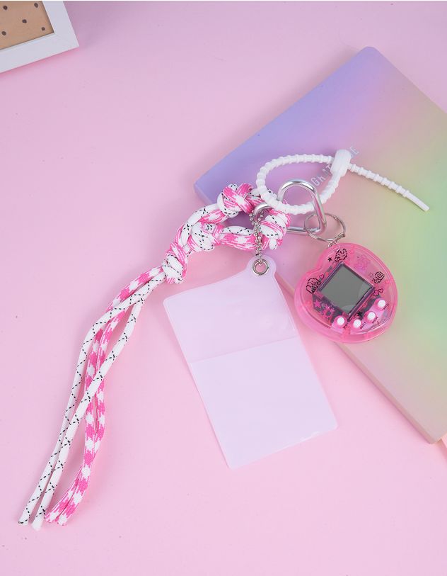Брелок з грою у формі серця та картхолдером | 264271-14-XX - A-SHOP