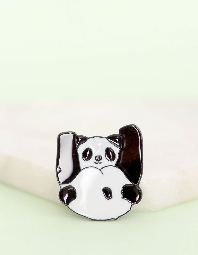Брошка з зображенням панди | 252700-01-XX - A-SHOP