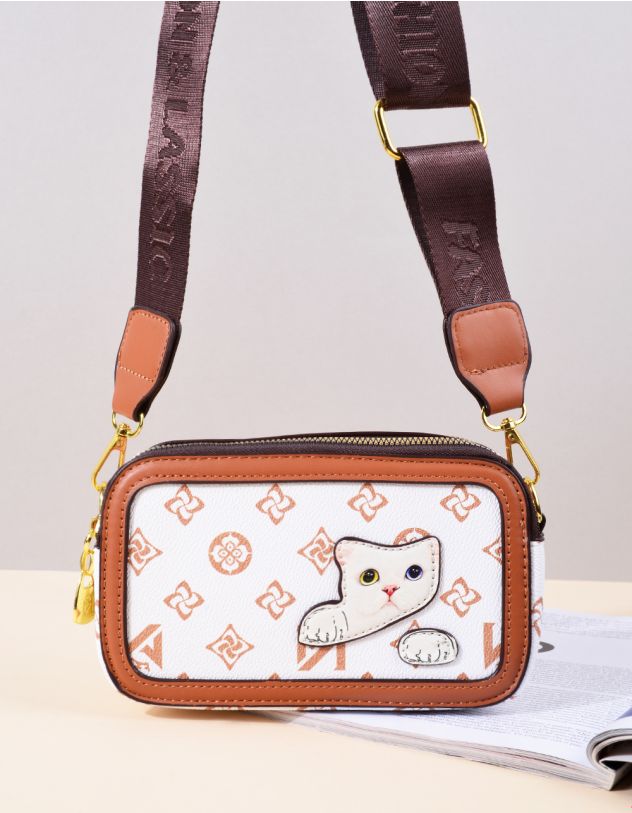 Сумка кросс боді з котиком | 264276-01-XX - A-SHOP