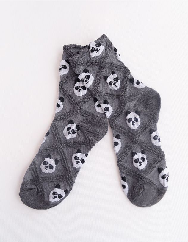 Шкарпетки з принтом тварин | 253457-28-XX - A-SHOP