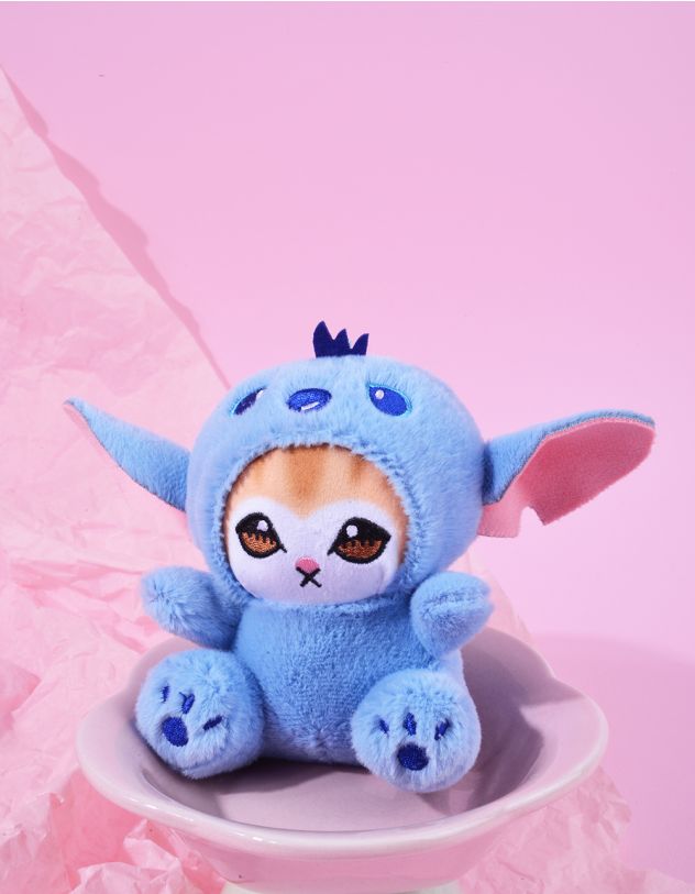 Брелок на сумку у вигляді котика у костюмі Стіча | 265720-34-XX - A-SHOP