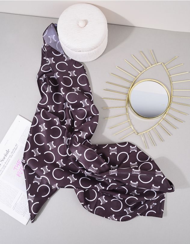 Хустка на шию з принтом | 265215-33-XX - A-SHOP