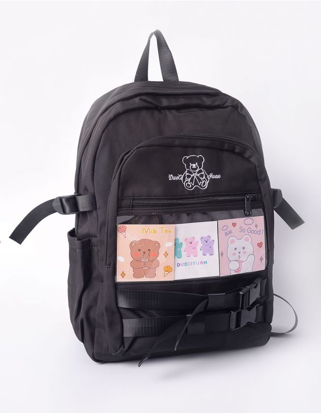 Рюкзак для міста з принтом ведмедиків | 250387-02-XX - A-SHOP