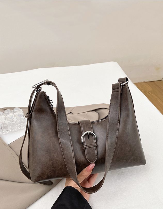 Сумка багет на блискавці | 263537-33-XX - A-SHOP