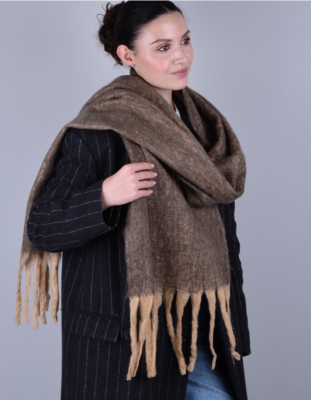 Палантин на шию з китицями | 264315-12-XX - A-SHOP