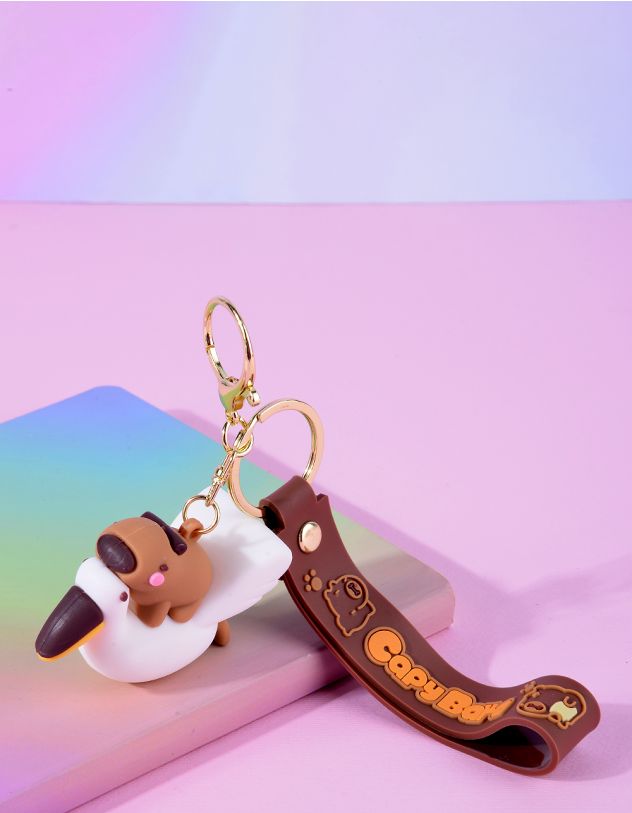 Брелок у вигляді капібари | 263575-01-XX - A-SHOP