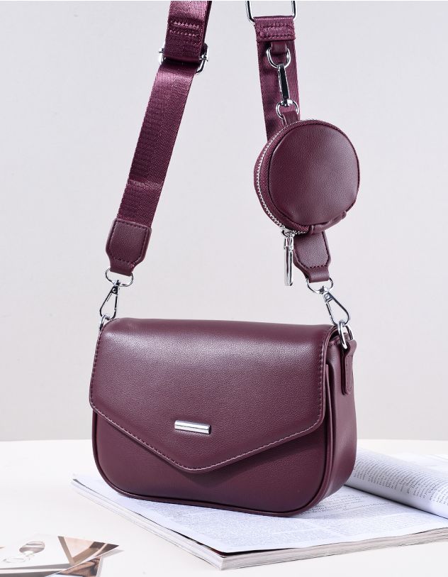 Сумка на довгому ремінці з монетницею | 261790-27-XX - A-SHOP