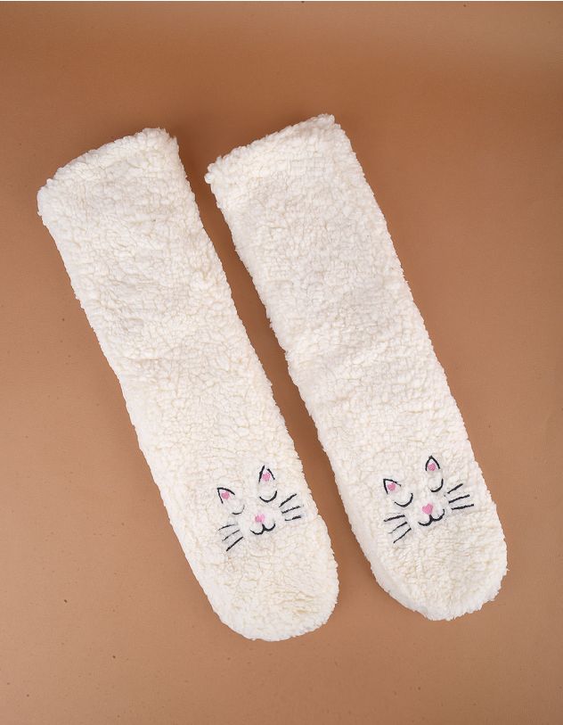 Шкарпетки із зображенням котика | 255916-01-28 - A-SHOP