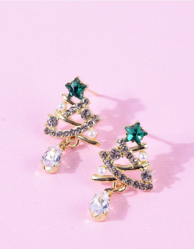 Сережки у вигляді ялинки | 263588-57-XX - A-SHOP