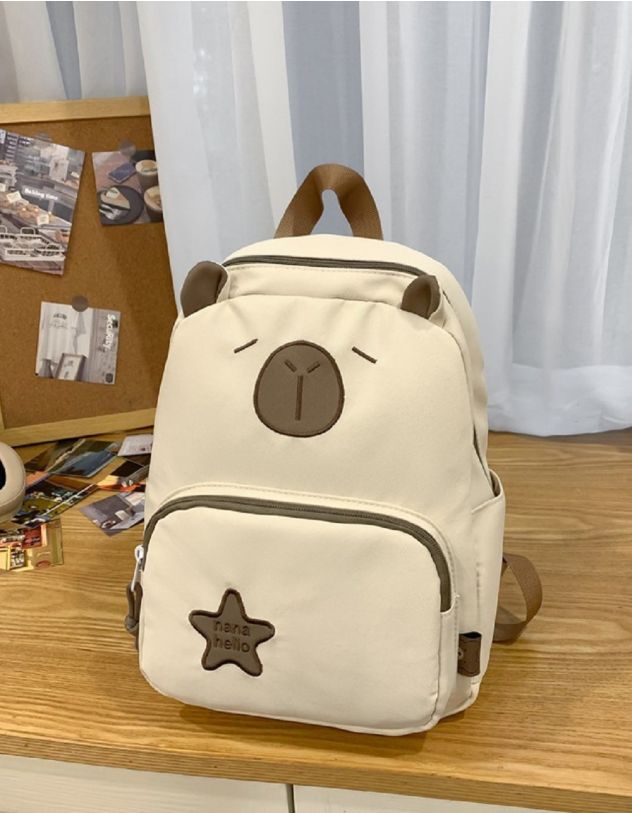Рюкзак для міста у вигляді капібари | 263788-40-XX - A-SHOP