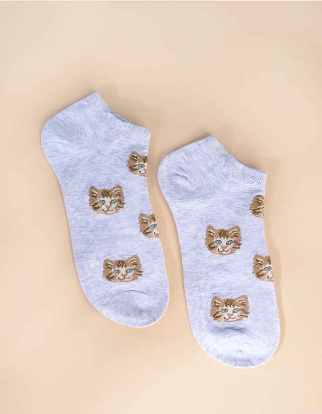 Шкарпетки з принтом тваринки | 259964-11-71 - A-SHOP