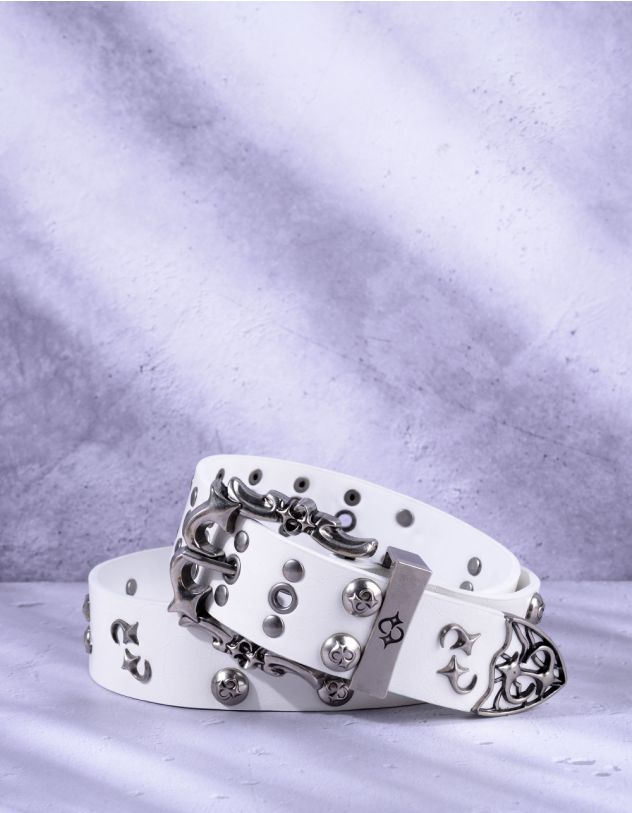 Ремінь широкий з фурнітурою | 265084-01-XX - A-SHOP