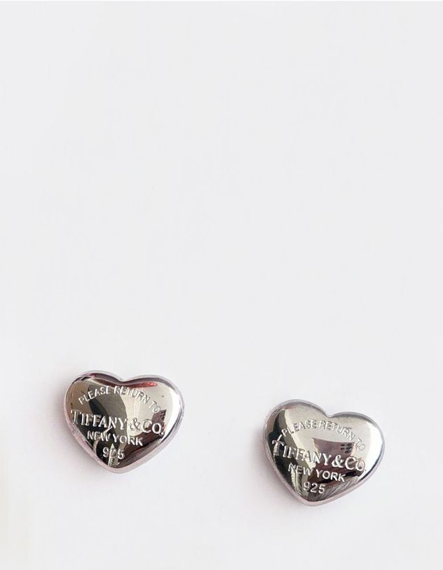 Сережки пусети у вигляді серця | 262254-05-XX - A-SHOP