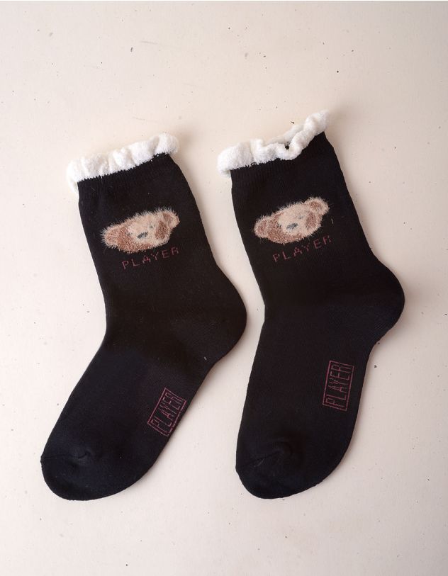 Шкарпетки з зображенням ведмедика | 258417-02-71 - A-SHOP