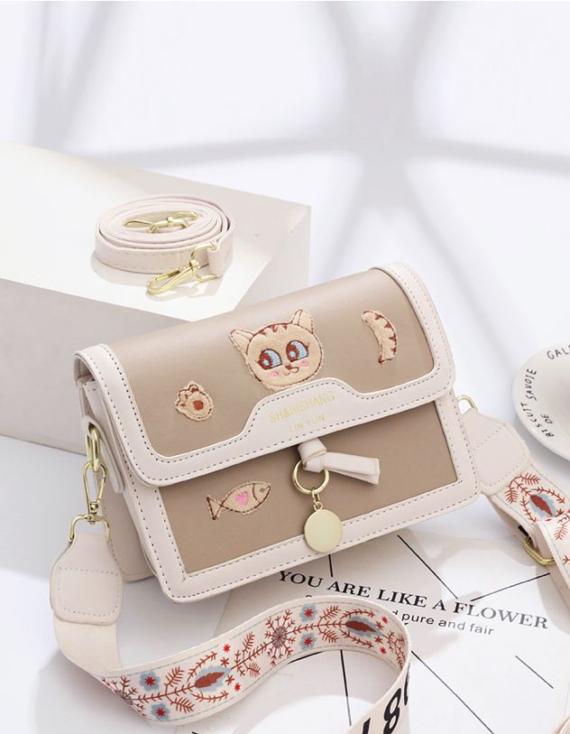 Сумка через плече з котиком | 259770-01-XX - A-SHOP