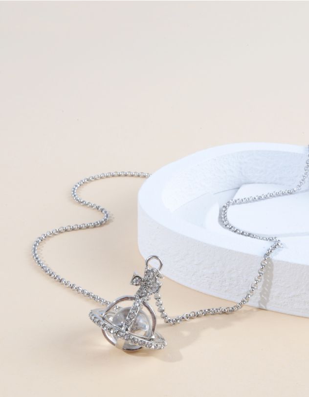 Підвіска на шию з кулоном у вигляді Сатурна | 262945-05-XX - A-SHOP