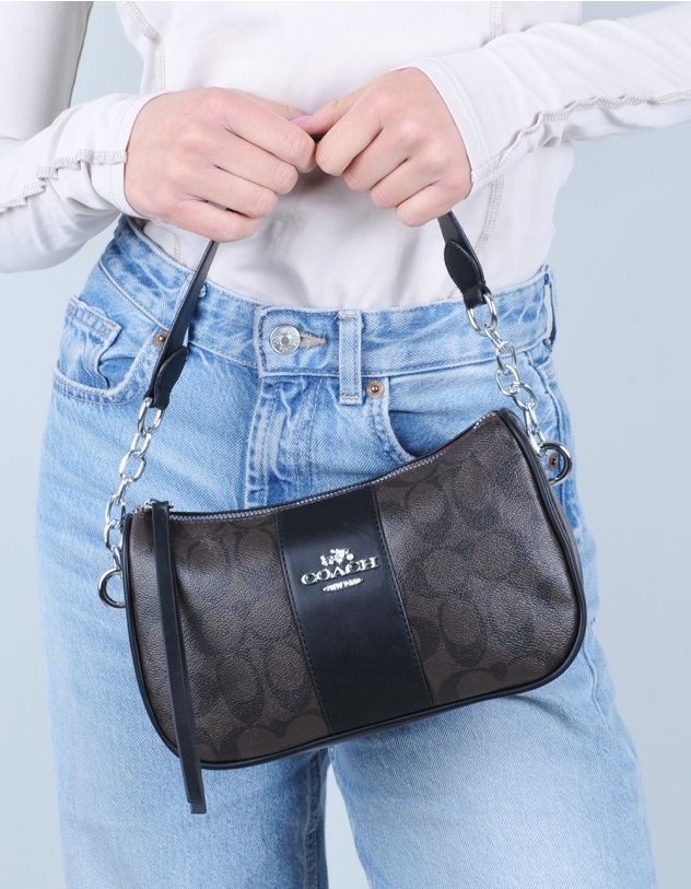 Сумка багет на плече з фурнітурою | 263311-33-XX - A-SHOP